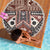 Bula Fiji Beach Blanket Unique Masi Tapa Pattern - Wonder Print Shop