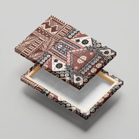 Bula Fiji Canvas Wall Art Unique Masi Tapa Pattern - Wonder Print Shop