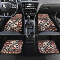 Bula Fiji Car Mats Unique Masi Tapa Pattern - Wonder Print Shop