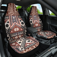 Bula Fiji Car Seat Cover Unique Masi Tapa Pattern - Wonder Print Shop
