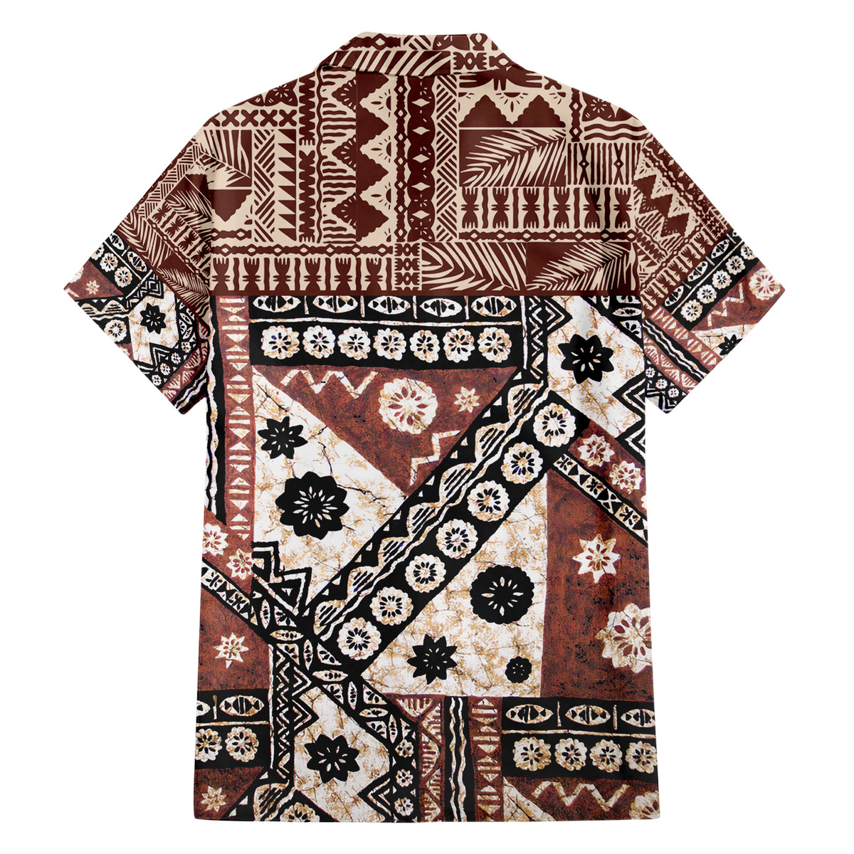 Bula Fiji Hawaiian Shirt Unique Masi Tapa Pattern - Wonder Print Shop