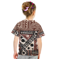 Bula Fiji Kid T Shirt Unique Masi Tapa Pattern - Wonder Print Shop