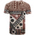 Bula Fiji T Shirt Unique Masi Tapa Pattern - Wonder Print Shop