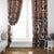 Bula Fiji Window Curtain Unique Masi Tapa Pattern - Wonder Print Shop