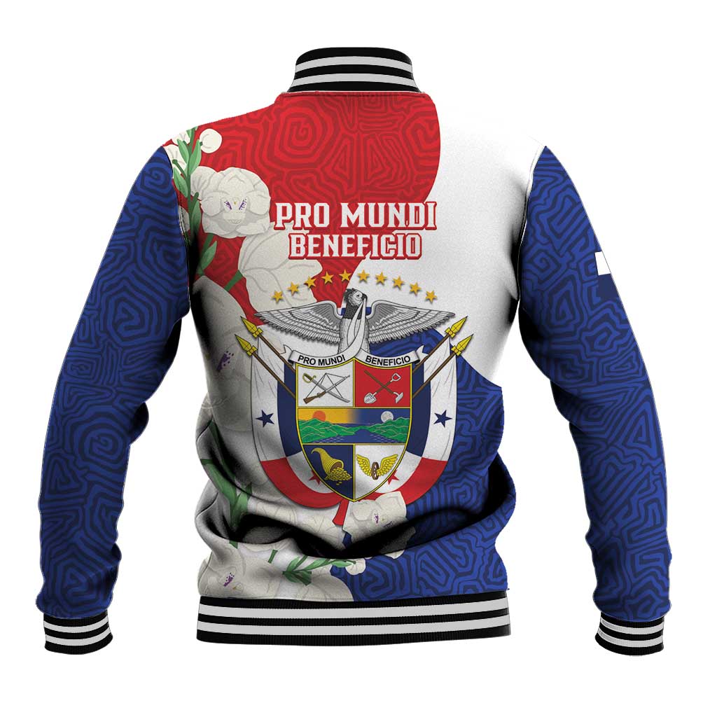 Panama Independence Day Baseball Jacket Harpy Eagle With Mola Pattern - Flag Style - Wonder Print Shop