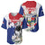 Panama Independence Day Baseball Jersey Harpy Eagle With Mola Pattern - Flag Style - Wonder Print Shop