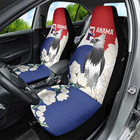 Panama Independence Day Car Seat Cover Harpy Eagle With Mola Pattern - Flag Style - Wonder Print Shop