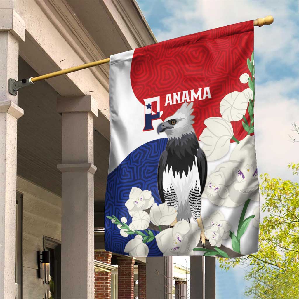 Panama Independence Day Garden Flag Harpy Eagle With Mola Pattern - Flag Style - Wonder Print Shop
