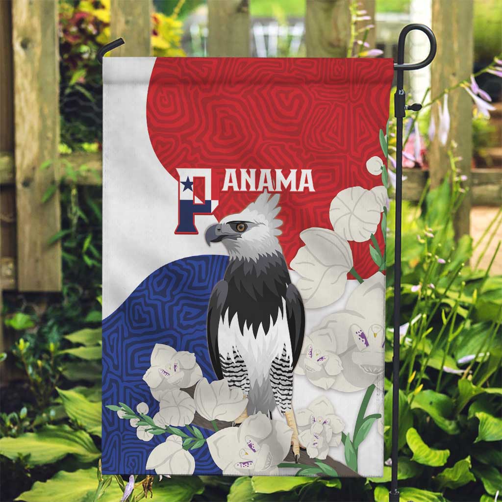 Panama Independence Day Garden Flag Harpy Eagle With Mola Pattern - Flag Style - Wonder Print Shop