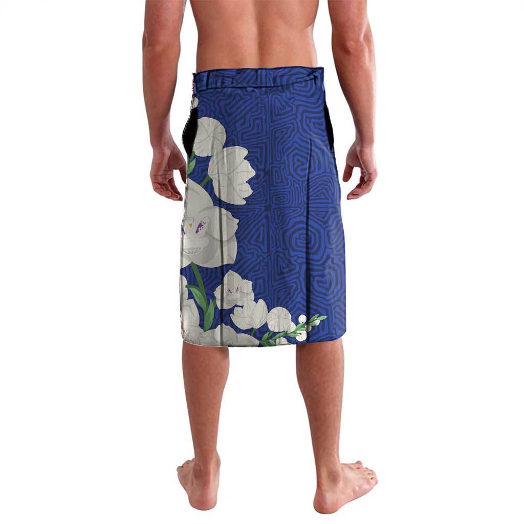 Panama Independence Day Lavalava Harpy Eagle With Mola Pattern - Flag Style - Wonder Print Shop