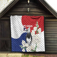 Panama Independence Day Quilt Harpy Eagle With Mola Pattern - Flag Style - Wonder Print Shop