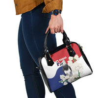 Panama Independence Day Shoulder Handbag Harpy Eagle With Mola Pattern - Flag Style