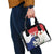 Panama Independence Day Shoulder Handbag Harpy Eagle With Mola Pattern - Flag Style
