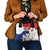 Panama Independence Day Shoulder Handbag Harpy Eagle With Mola Pattern - Flag Style