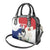 Panama Independence Day Shoulder Handbag Harpy Eagle With Mola Pattern - Flag Style