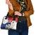 Panama Independence Day Shoulder Handbag Harpy Eagle With Mola Pattern - Flag Style