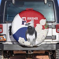 Panama Independence Day Spare Tire Cover Harpy Eagle With Mola Pattern - Flag Style - Wonder Print Shop