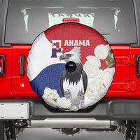 Panama Independence Day Spare Tire Cover Harpy Eagle With Mola Pattern - Flag Style - Wonder Print Shop