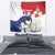 Panama Independence Day Tapestry Harpy Eagle With Mola Pattern - Flag Style - Wonder Print Shop