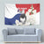 Panama Independence Day Tapestry Harpy Eagle With Mola Pattern - Flag Style - Wonder Print Shop