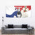 Panama Independence Day Tapestry Harpy Eagle With Mola Pattern - Flag Style - Wonder Print Shop