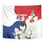 Panama Independence Day Tapestry Harpy Eagle With Mola Pattern - Flag Style - Wonder Print Shop
