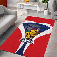 Panama Golden Frog Area Rug Coat Of Arms - Sporty Style - Wonder Print Shop