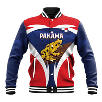 Panama Golden Frog Baseball Jacket Coat Of Arms - Sporty Style - Wonder Print Shop