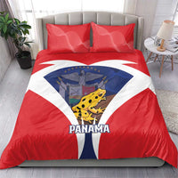 Panama Golden Frog Bedding Set Coat Of Arms - Sporty Style - Wonder Print Shop