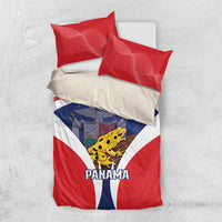 Panama Golden Frog Bedding Set Coat Of Arms - Sporty Style - Wonder Print Shop