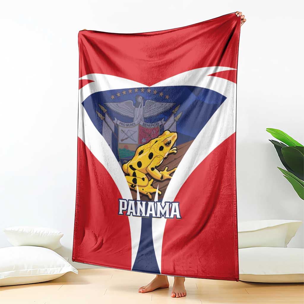 Panama Golden Frog Blanket Coat Of Arms - Sporty Style