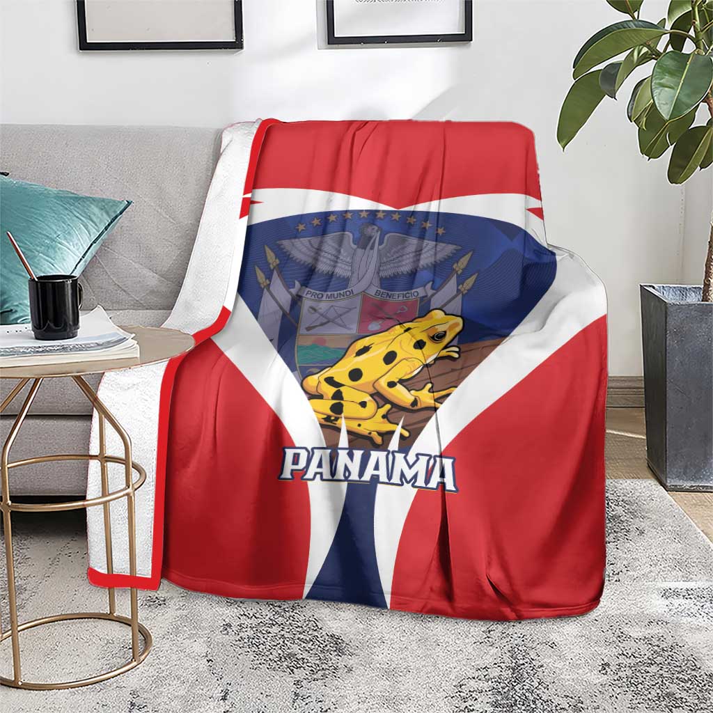 Panama Golden Frog Blanket Coat Of Arms - Sporty Style