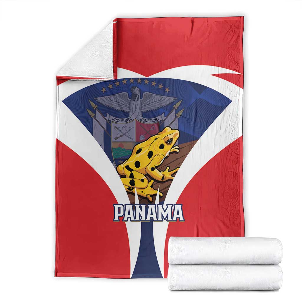 Panama Golden Frog Blanket Coat Of Arms - Sporty Style