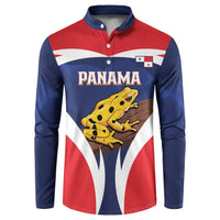 Panama Golden Frog Button Sweatshirt Coat Of Arms - Sporty Style - Wonder Print Shop