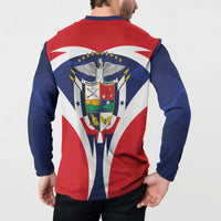 Panama Golden Frog Button Sweatshirt Coat Of Arms - Sporty Style - Wonder Print Shop