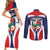 Panama Golden Frog Couples Matching Short Sleeve Bodycon Dress and Long Sleeve Button Shirt Coat Of Arms - Sporty Style - Wonder Print Shop