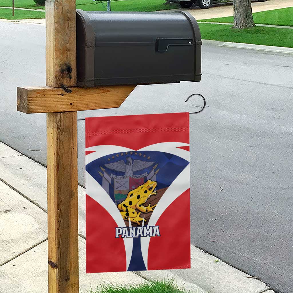 Panama Golden Frog Garden Flag Coat Of Arms - Sporty Style - Wonder Print Shop