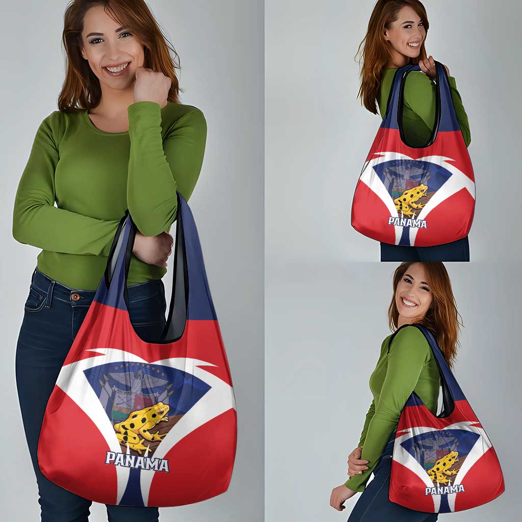 Panama Golden Frog Grocery Bag Coat Of Arms - Sporty Style