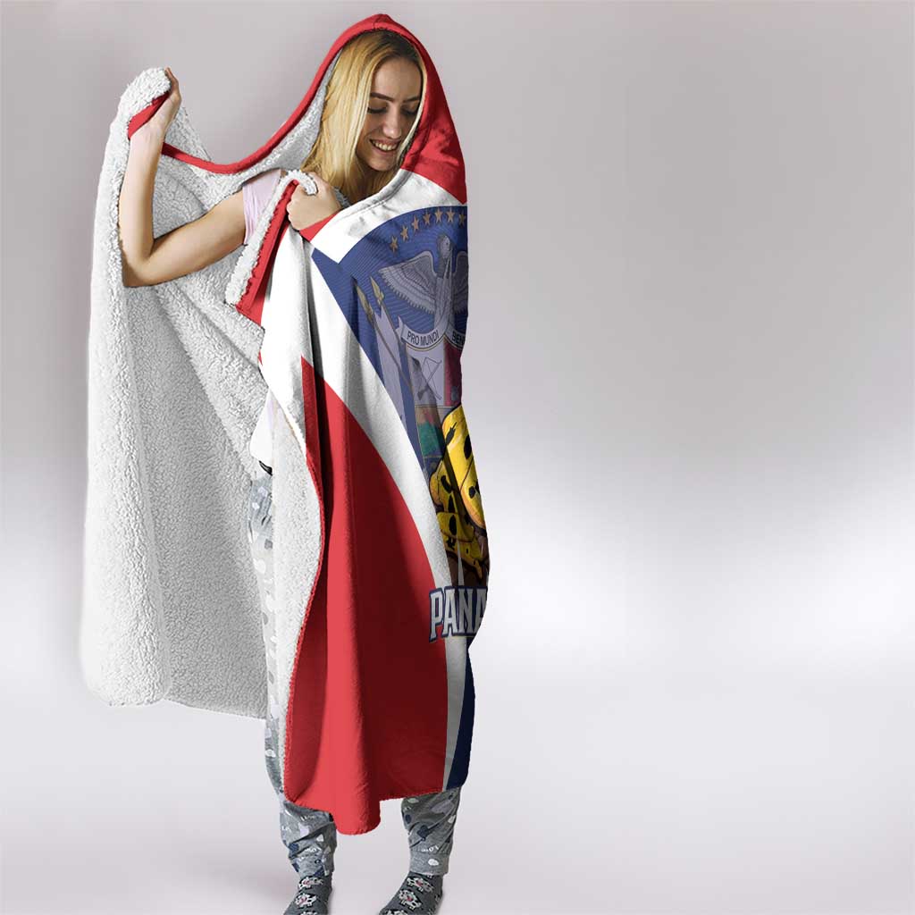 Panama Golden Frog Hooded Blanket Coat Of Arms - Sporty Style