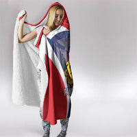 Panama Golden Frog Hooded Blanket Coat Of Arms - Sporty Style