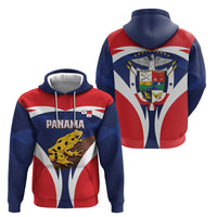 Panama Golden Frog Hoodie Coat Of Arms - Sporty Style - Wonder Print Shop