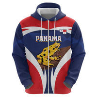 Panama Golden Frog Hoodie Coat Of Arms - Sporty Style - Wonder Print Shop