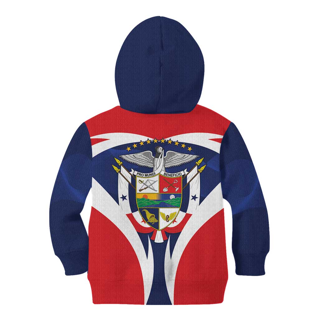 Panama Golden Frog Kid Hoodie Coat Of Arms - Sporty Style - Wonder Print Shop