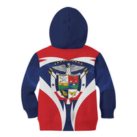 Panama Golden Frog Kid Hoodie Coat Of Arms - Sporty Style - Wonder Print Shop