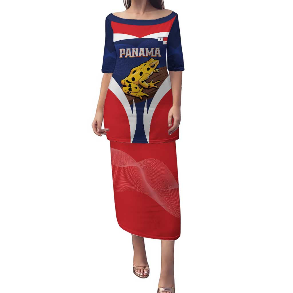 Panama Golden Frog Puletasi Coat Of Arms - Sporty Style - Wonder Print Shop