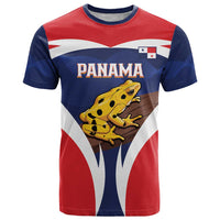 Panama Golden Frog T Shirt Coat Of Arms - Sporty Style - Wonder Print Shop