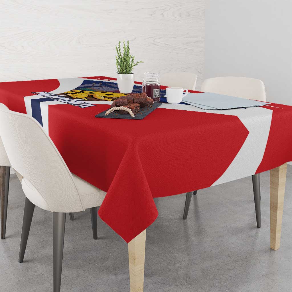 Panama Golden Frog Tablecloth Coat Of Arms - Sporty Style - Wonder Print Shop