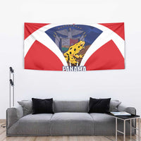 Panama Golden Frog Tapestry Coat Of Arms - Sporty Style - Wonder Print Shop