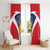 Panama Golden Frog Window Curtain Coat Of Arms - Sporty Style - Wonder Print Shop