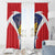 Panama Golden Frog Window Curtain Coat Of Arms - Sporty Style - Wonder Print Shop